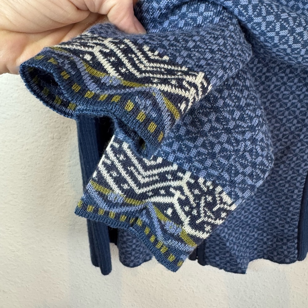 ICELANDIC DESIGNS Fair Isle Wool Full Zip Sweater - Picture 3 of 17